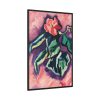 88299-100.jpg Pink Begonias By Marsden Hartley Framed Canvas