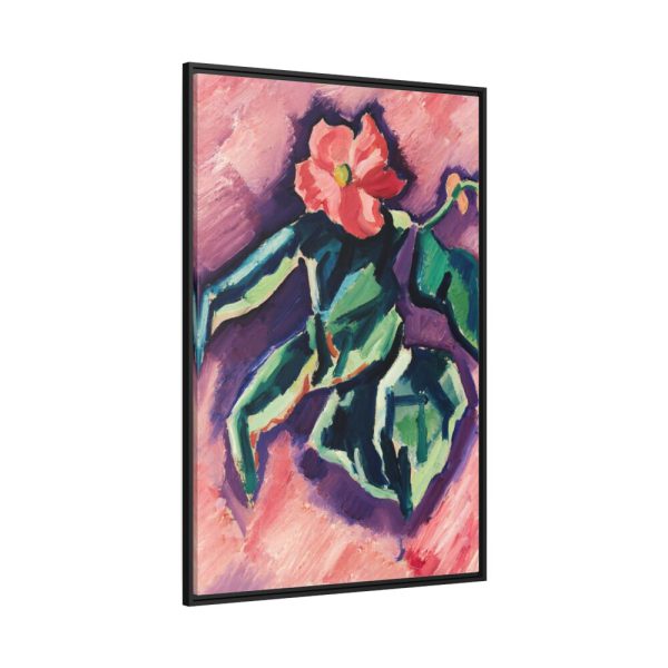 88299-100.jpg Pink Begonias By Marsden Hartley Framed Canvas