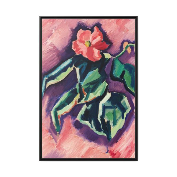 88299-101.jpg Pink Begonias By Marsden Hartley Framed Canvas