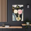 88299-109.jpg Pink and White Flowers in a Vase by Marsden Hartley Framed Canvas