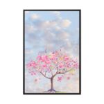 Fantasy Watercolor Tree Framed Canvas - Image 2