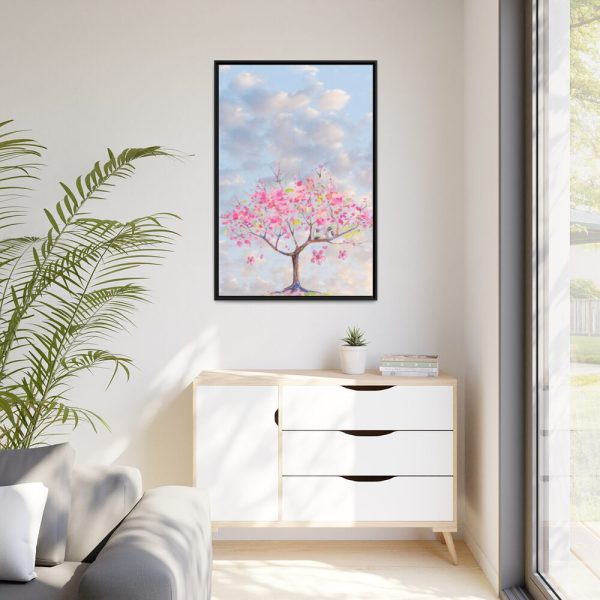 88299-123.jpg Fantasy Watercolor Tree Framed Canvas