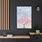 Fantasy Watercolor Tree Framed Canvas - Image 5