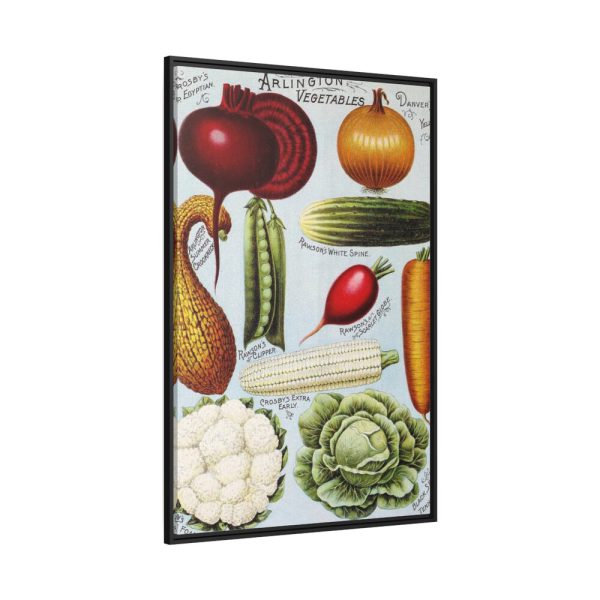 Rawson's Vegetable and Flower Seeds Framed Canvas