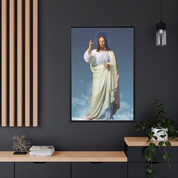 88299-149.jpg Jesus Christ in the Clouds Framed Canvas