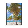 88299-171.jpg Palm Trees On The Beach Framed Canvas