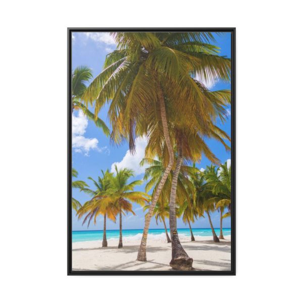 88299-171.jpg Palm Trees On The Beach Framed Canvas