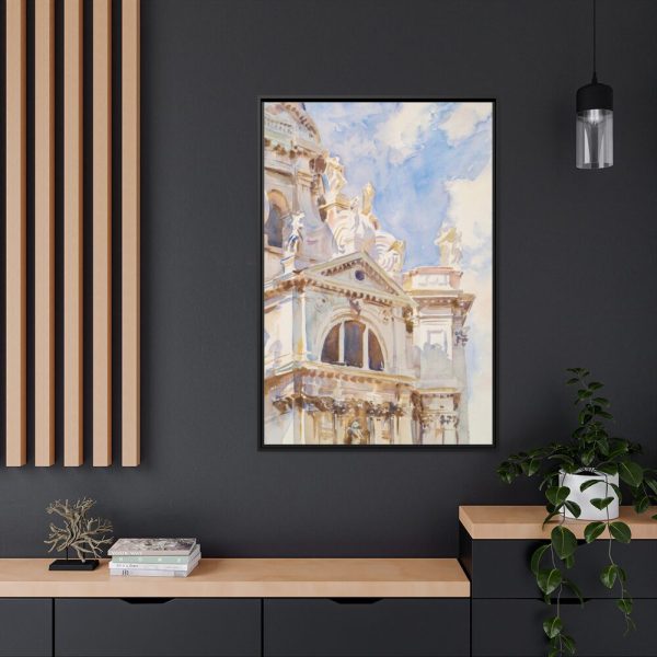 The Salute, Venice by John Singer Sargent Framed Canvas