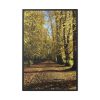 88299-186.jpg Yellow Fallen Leaves From Trees Framed Canvas