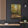 88299-189.jpg Yellow Fallen Leaves From Trees Framed Canvas