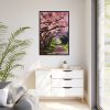 Blossoms Cherry Framed Canvas