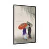 China Woman Geisha Framed Canvas
