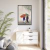 China Woman Geisha Framed Canvas