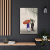 China Woman Geisha Framed Canvas