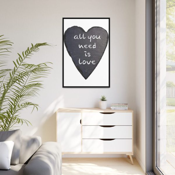 88299-3.jpg All You Need is Love Framed Canvas