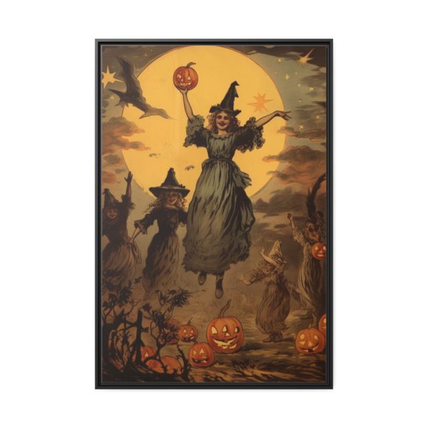 88299-36.jpg Full Moon Witches Framed Canvas