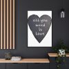88299-4.jpg All You Need is Love Framed Canvas