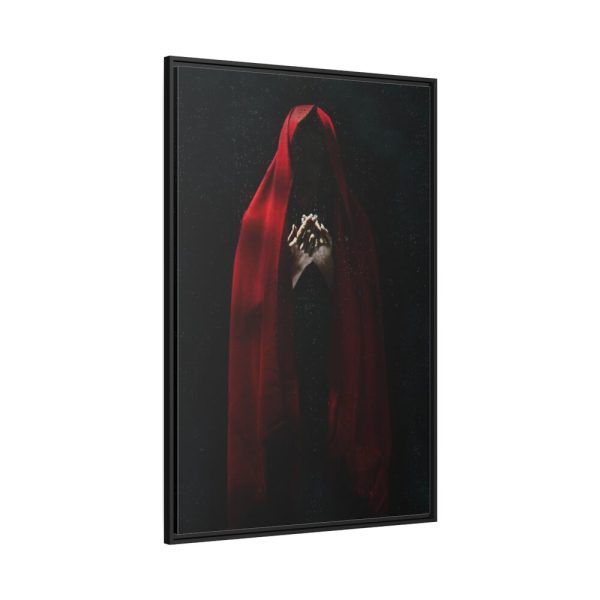 88299-5.jpg Man in Red Cloak Framed Canvas