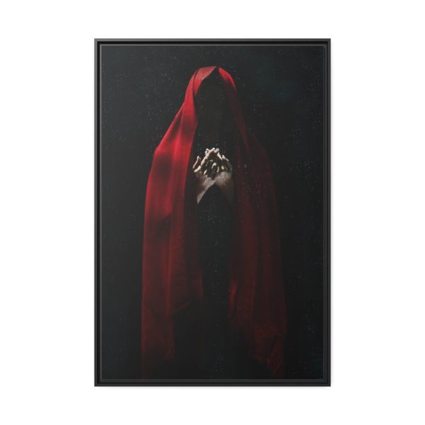88299-6.jpg Man in Red Cloak Framed Canvas