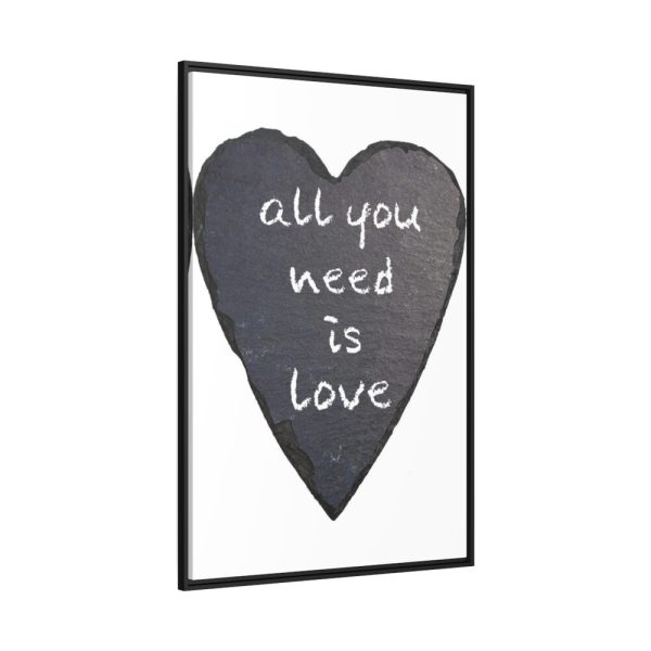 88299.jpg All You Need is Love Framed Canvas