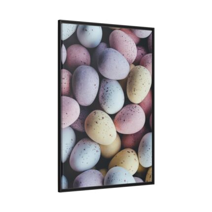 Easter Eggs Candy Framed Canvas