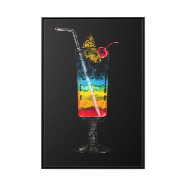 88299-76.jpg Rainbow Coctail Framed Canvas