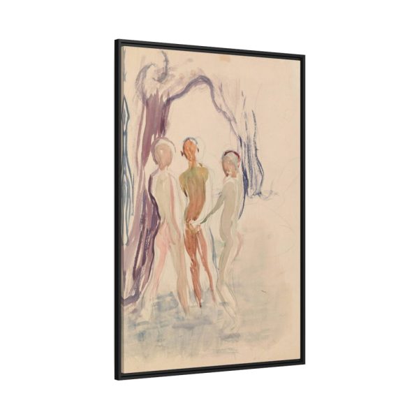 Boys by Magnus Enckell Framed Canvas
