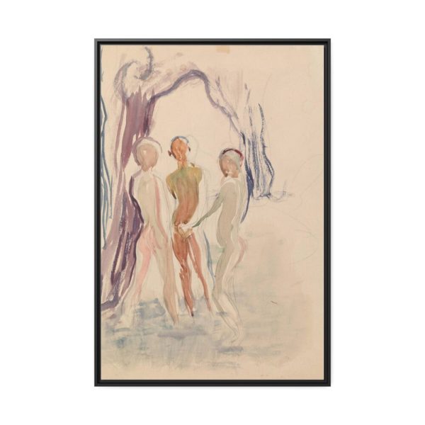 Boys by Magnus Enckell Framed Canvas