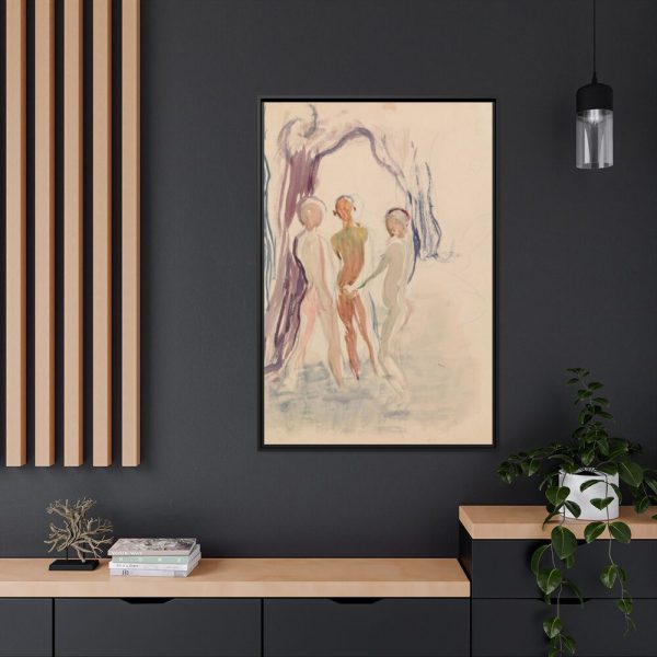 Boys by Magnus Enckell Framed Canvas