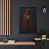 88299-9.jpg Man in Red Cloak Framed Canvas