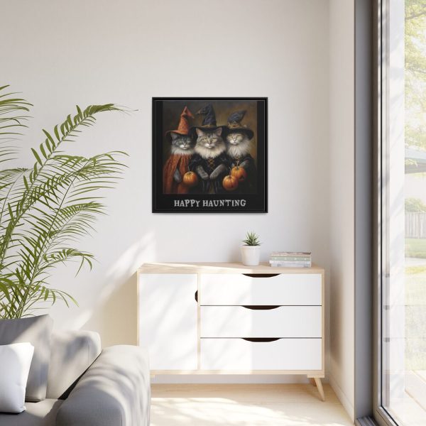 88302-103.jpg Halloween Cats Framed Canvas
