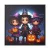 88302-126.jpg Halloween Kids Cartoon Art Framed Canvas