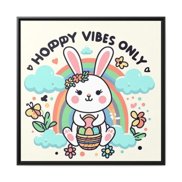 88302-146.jpg Happy Easter Day Vibes Framed Canvas
