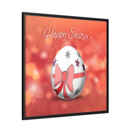 Easter Greetings Framed Canvas