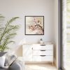 Bird Perching on Tree Top Framed Canvas