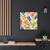 88302-174.jpg Fruit Seamless Watercolor I Framed Canvas