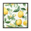 88302-176.jpg Lemon Seamless Fruit Framed Canvas