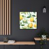 88302-179.jpg Lemon Seamless Fruit Framed Canvas