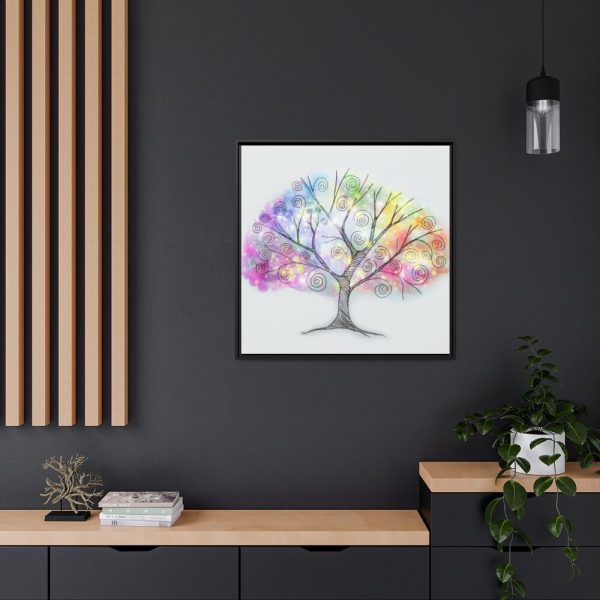 88302-199.jpg Tree Plant Crown Framed Canvas