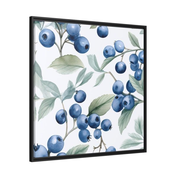 88302-200.jpg Seamless Blueberry Fruit Framed Canvas