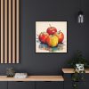 88302-209.jpg Apples Watercolor Art Framed Canvas