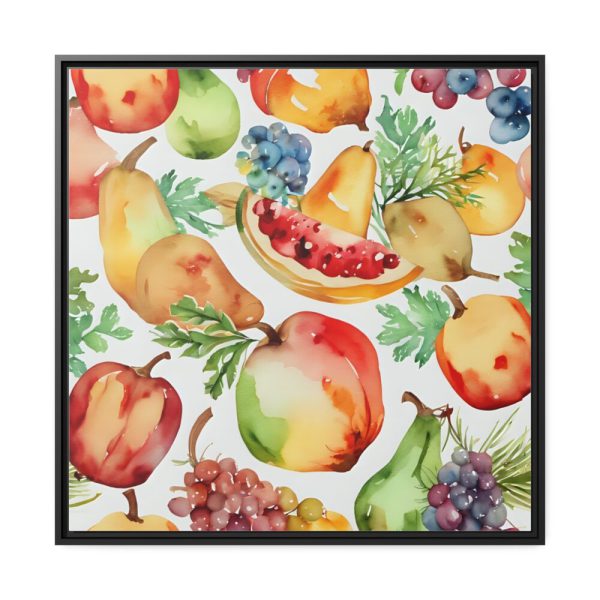 88302-211.jpg Fruit Seamless Watercolor II Framed Canvas