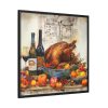88302-220.jpg Thanksgiving Roasted Turkey Framed Canvas