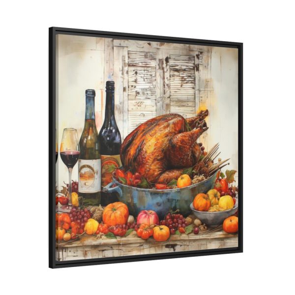 88302-220.jpg Thanksgiving Roasted Turkey Framed Canvas