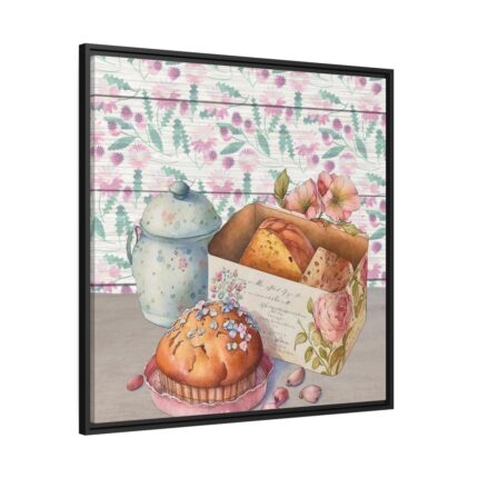 Country Kitchen Baked Goods Framed Canvas