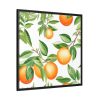 88302-265.jpg Seamless Orange Fruit Framed Canvas
