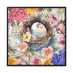 Easter Eggs In A Nest Framed Canvas - Image 2
