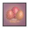 Easter Eggs Framed Canvas