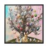 88302-291.jpg Three Rabbits Underneath a Tree Framed Canvas