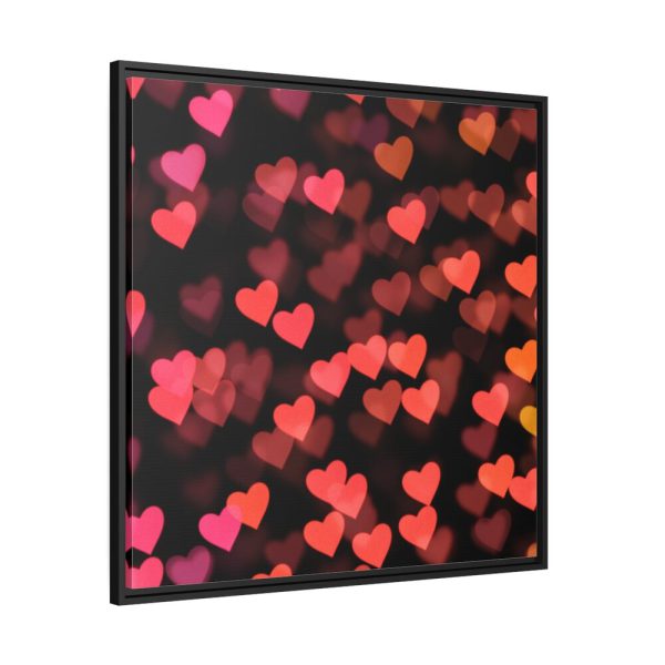 88302-30.jpg Heart Bokeh Framed Canvas